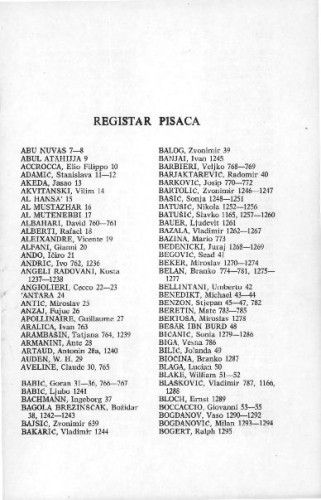 Registar pisaca