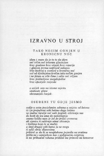Izravno u stroj / S. Mijović Kočan
