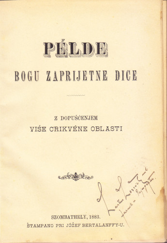 Pelde Bogu zaprijetne dice / [napisao Ivan Mušković]