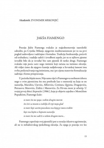 Jakša Fiamengo / Zvonimir Mrkonjić