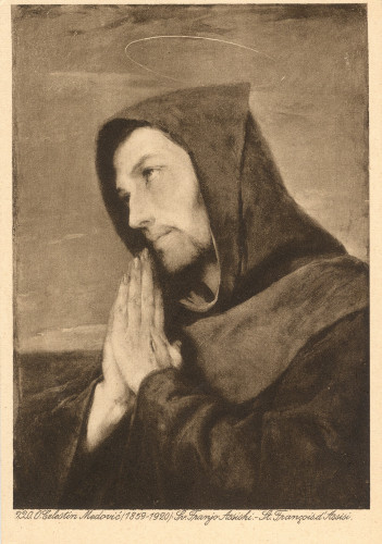 220. O. Mato Celestin Medović (1859-1920): Sv. Franjo Assiski - St. Francois d'Assisi