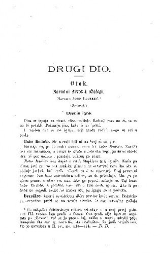 Otok : narodni život i običaji / J. Lovretić