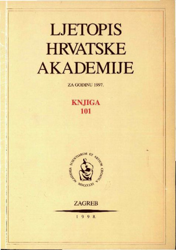 1997. Knj. 101 / urednik Milan Moguš