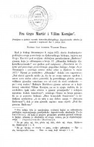 Fra Grgo Martić i Vilim Korajac / V. Dukat