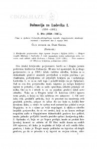 Dalmacija za Ludovika I. (1358-1382.) / D. Gruber