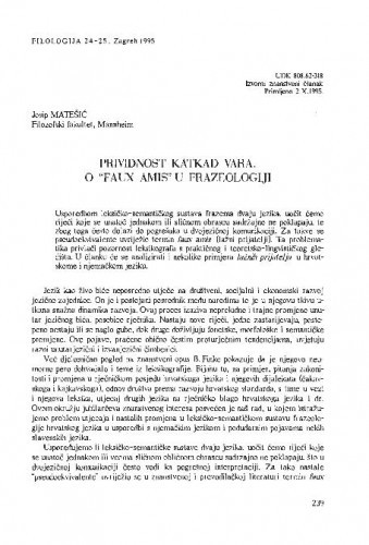 Prividnost katkad vara o 