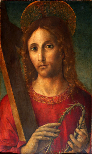 Krist s križem i trnovom krunom