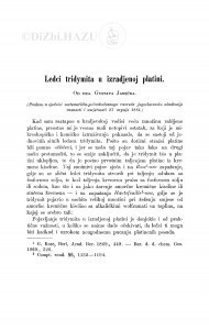 Ledci tridymita u izradjenoj platini / G. Janeček
