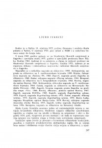 Ljubo Ivančić : [biografije novih članova Akademije]