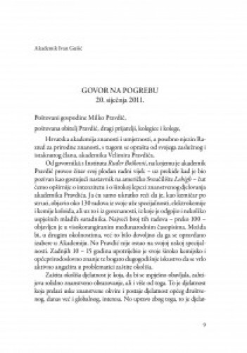 Govor na pogrebu 20. siječnja 2011. / Ivan Gušić
