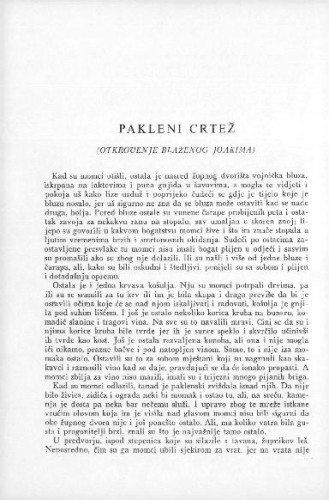 Pakleni crtež : (Otkrovenje blaženoga Joakima) / I. Aralica