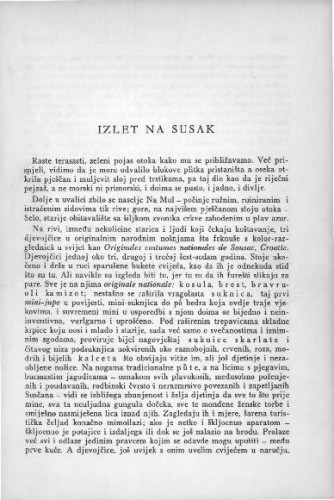 Izlet na Susak / S. Mijović-Kočan