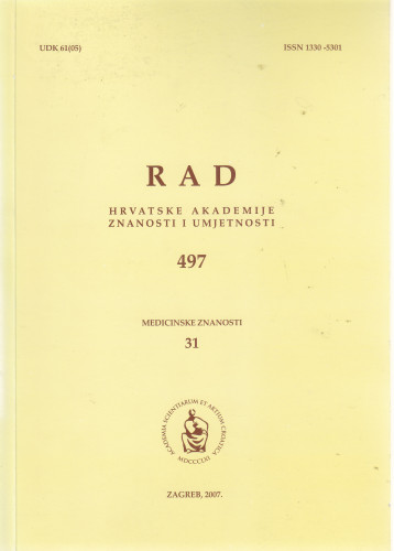 Knj. 31(2007)=knj. 497 / glavni i odgovorni urednik Marko Pećina