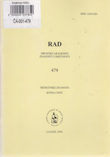 Knj. 29(2000)=knj. 479 / glavni i odgovorni urednik Dragan Dekaris