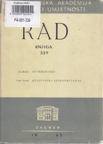 Knj. 13(1965)=knj. 339 / urednik Grga Novak