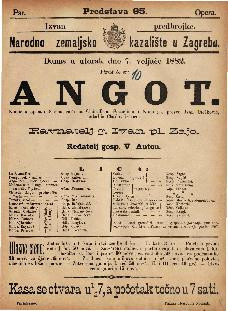 Angot : komična opera u 3 čina / uglasbio Charles Lecocq
