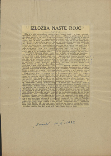 Izložba Naste Rojc