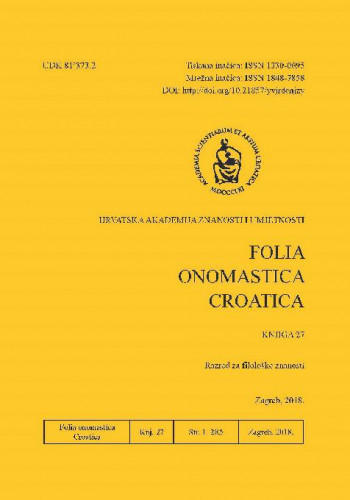Knj. 27 (2018) / glavna i odgovorna urednica Anđela Frančić