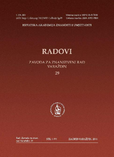 Knj. 29 (2018) / glavni i odgovorni urednik Stjepan Damjanović ; urednik Vladimir Huzjan