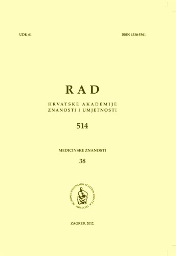 Knj. 38(2012)=knj. 514 / glavni i odgovorni urednik Marko Pećina