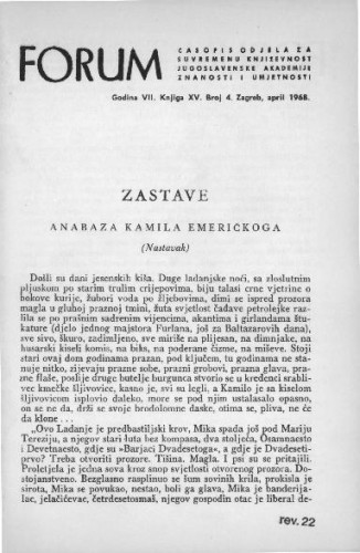 Zastave / M. Krleža