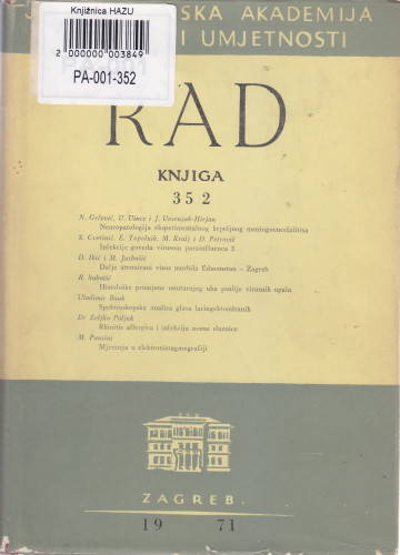 Knj. 12(1971)=knj. 352 / urednik Radoslav Lopašić