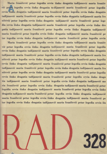 Knj. 6(1962)=knj. 328 / urednik Marijan Matković