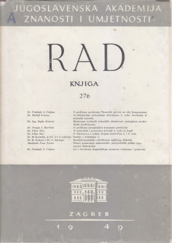 Knj. 2(1949)=knj. 276 [2.] / urednik Josip Lončar