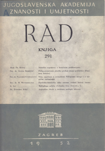 Knj. 2(1952)=knj. 291 / urednik Drago Perović