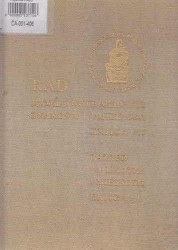 Knj. 11(1984)=knj. 406 / urednik A. Mohorovičić