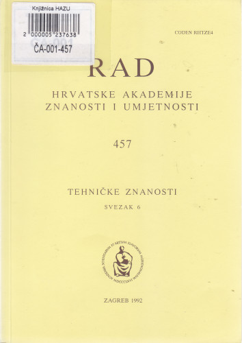 Sv. 6(1992)=knj. 41=knj. 457 / urednik Vladimir Matković