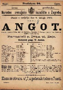 Angot : komična opera u 3 čina / uglasbio Charles Lecocq