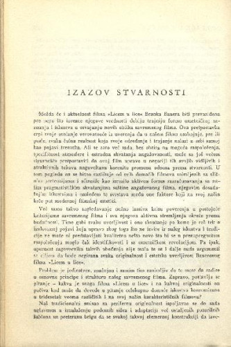 Izazov stvarnosti / P. Volk