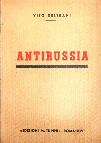 Antirussia / Vito Beltrani