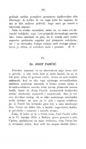 Dr. Josip Pančić : [nekrolog] / B. Šulek