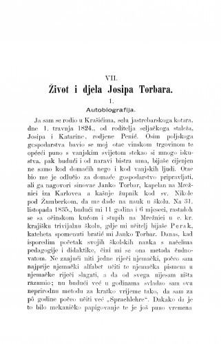 Autobiografija / J. Torbar