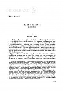 Marko Kažotić (1804-1842) / M. Zorić