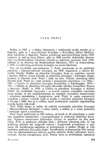 Ivan Prpić : [biografije novih članova Akademije]