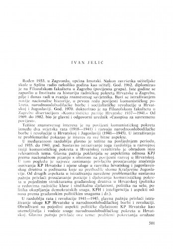 Ivan Jelić : [biografije novih članova Akademije]