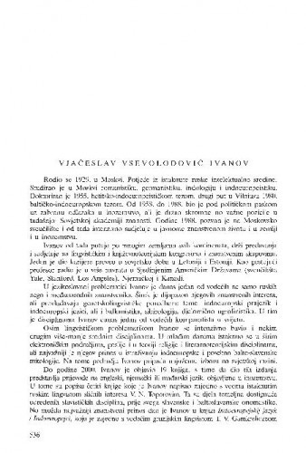 Vjačeslav Vsevolodovič Ivanov