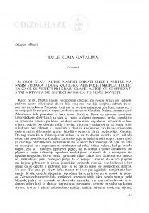 Lule kuma Gatalina : (roman) / S. Mihalić