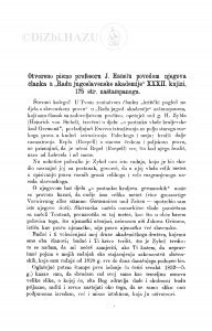 Otvoreno pismo profesoru J. Hanelu povodom njegovog članka u 