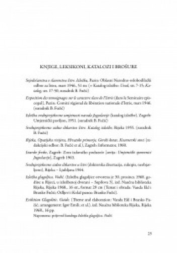 Izbor iz bibliografije akademika Branka Fučića