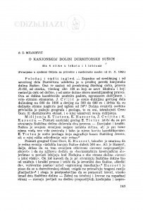 O kanjonskoj dolini Durmitorske Sušice / B. Ž. Milojević