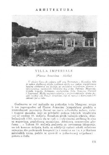 Villa imperiale / Ljerka Gašparović