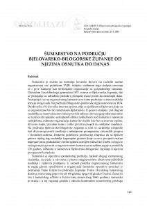 Šumarstvo na području Bjelovarsko-bilogorske županije od njezina osnutka do danas / Marinko Prka