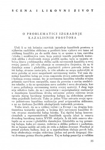 O problematici izgradnje kazališnih prostora / Lj. B.