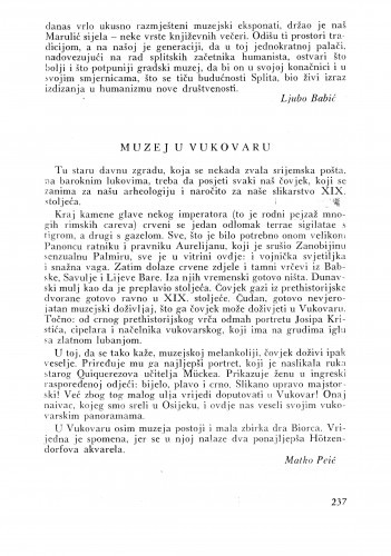 Muzej u Vukovaru / Matko Peić