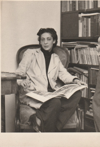 Marta Ehrlich Tompa u atelijeru