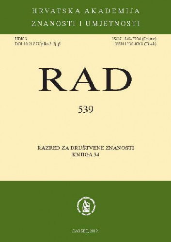 Knj. 54(2019)=knj. 539 / glavni i odgovorni urednik Dragutin Feletar